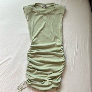 Hello Molly Green Ruched Dress